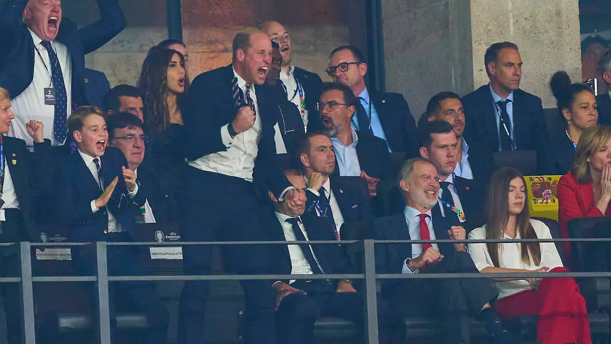 Prinz William bejubelt den zwischenzeitlichen Ausgleich Englands
