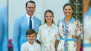 Kronprinzessin Victoria feiert Geburtstag. Aber wer ist DAS auf dem Bild?