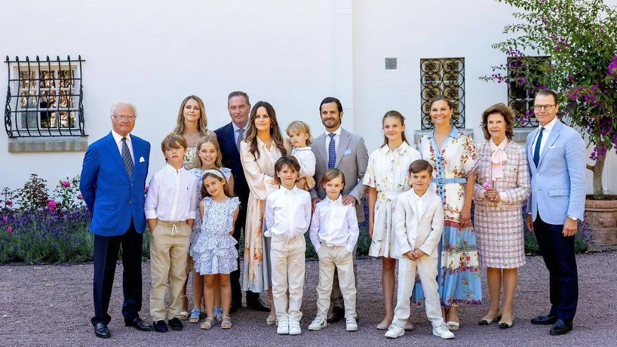 Neues Familienfoto der schwedischen Royals - und alle sind dabei