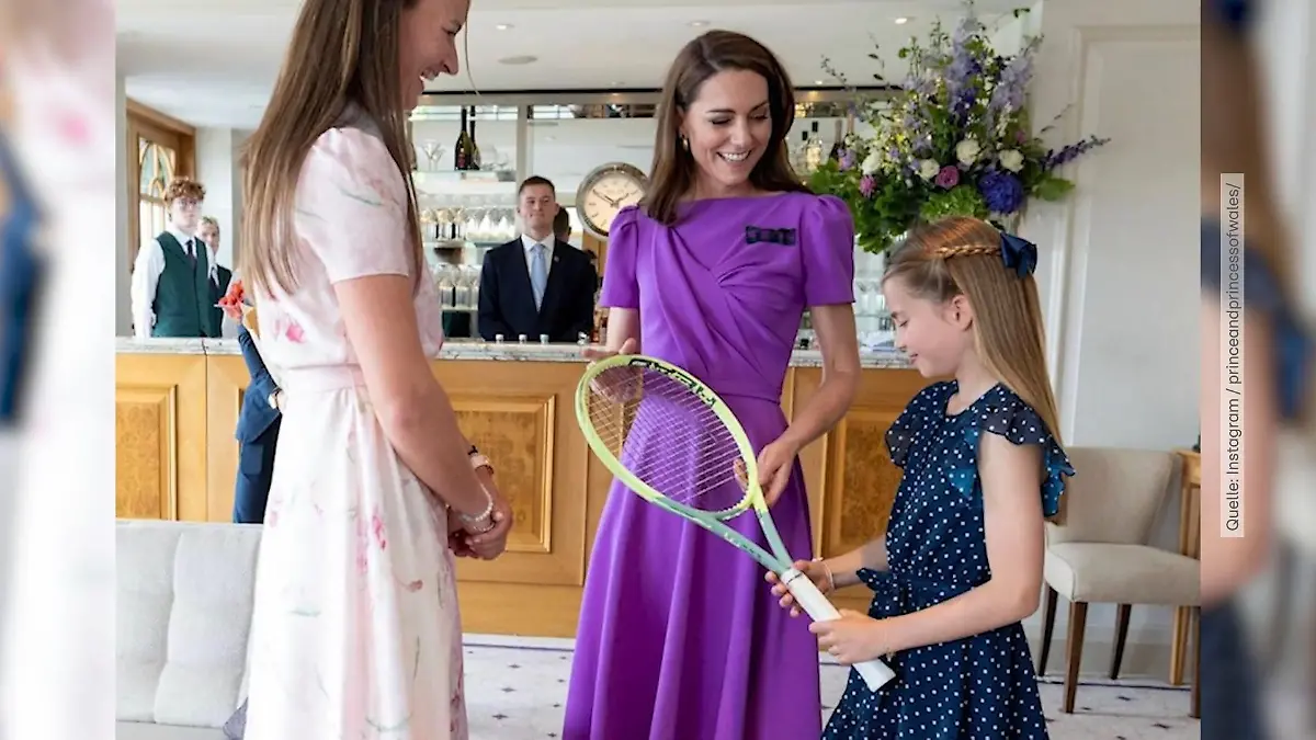 Prinzessin Kate überstrahlt beim Wimbledon-Finale alles In Begleitung von Tochter Charlotte