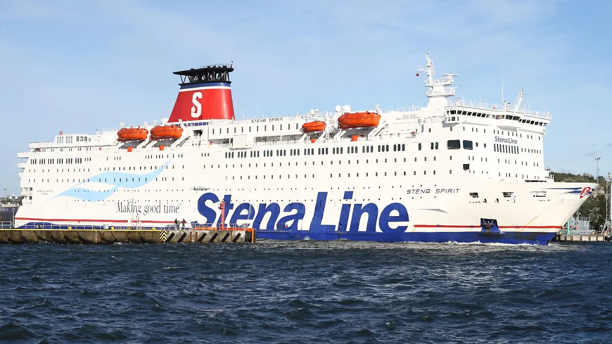 Gdynia, Poland 7th, Oct. 2015 Stena Spirit ferry belonging to Stena Line ferry lines goes to Karlskrona in Sweden. Ferry between Gdynia in Poland and Karlskrona in Sweden goes two times a day, travel takes 12 hours (Photo by Michal Fludra/NurPhoto)