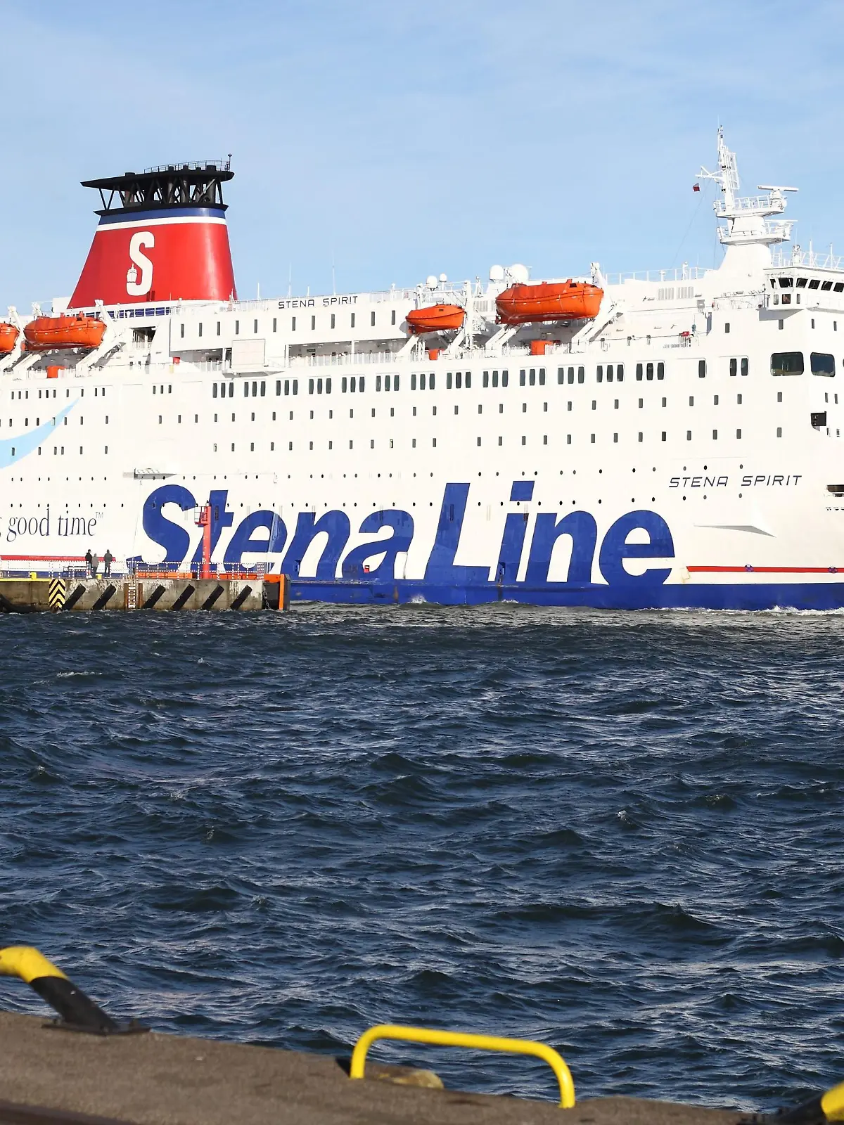 Gdynia, Poland 7th, Oct. 2015 Stena Spirit ferry belonging to Stena Line ferry lines goes to Karlskrona in Sweden. Ferry between Gdynia in Poland and Karlskrona in Sweden goes two times a day, travel takes 12 hours (Photo by Michal Fludra/NurPhoto)