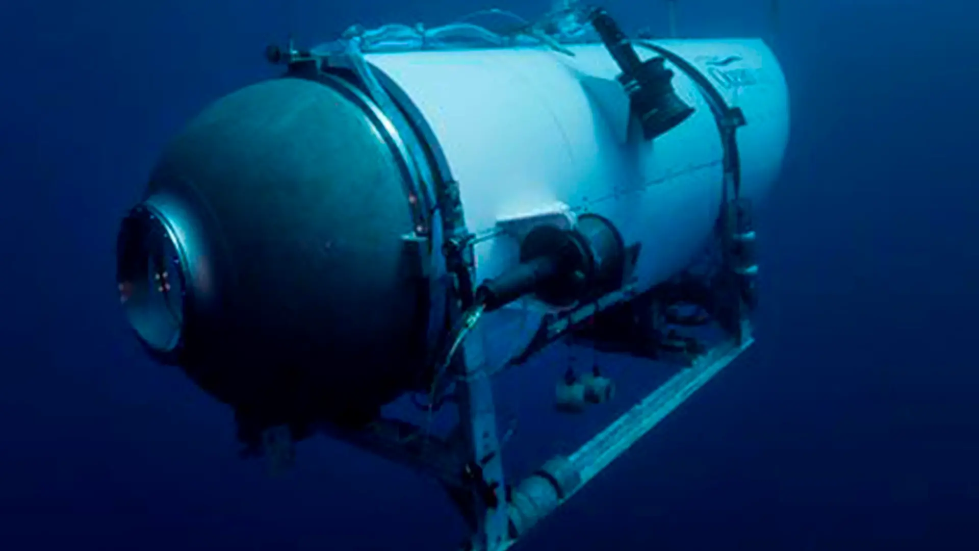 FILE - This undated image provided by OceanGate Expeditions in June 2021 shows the company's Titan submersible.
OceanGate, the company that owned the submersible that fatally imploded on its way to explore the wreck of the Titanic said Thursday, July 6, 2023 it has suspended operations. (OceanGate Expeditions via AP, File)