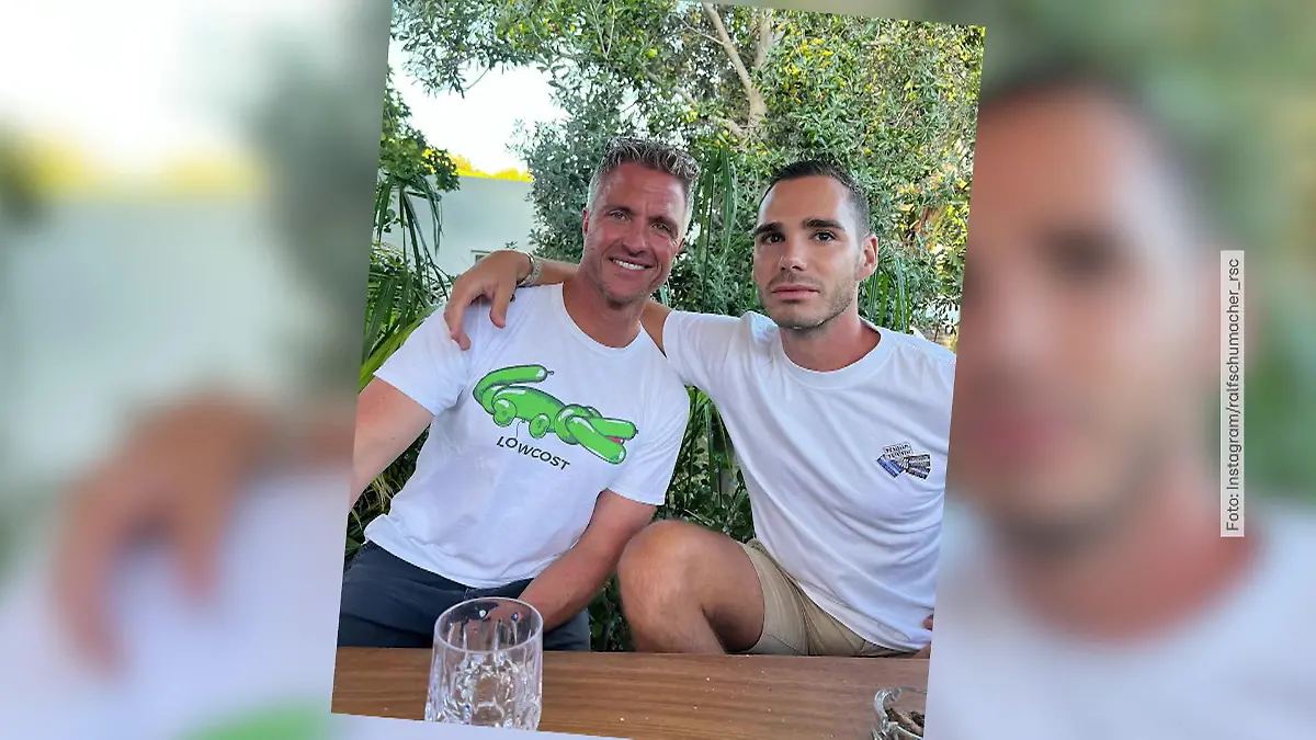 Ist da nach zwei Jahren vielleicht doch schon mehr? Ralf Schumacher und Freund Ètienne