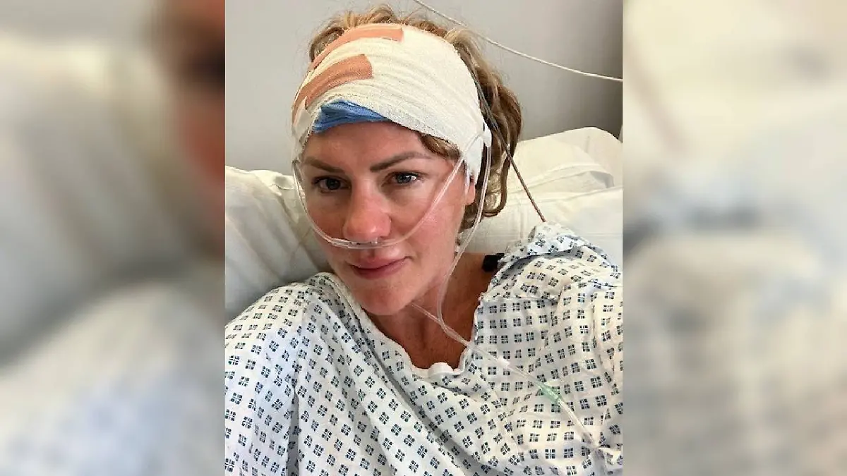 Lucy Woodhouse, 43, litt unter einem Gehirntumor