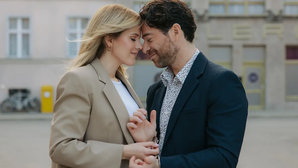 Ein Bild aus alten Zeiten. Hier sind Alicia und Carlos noch ein Herz und eine Seele.