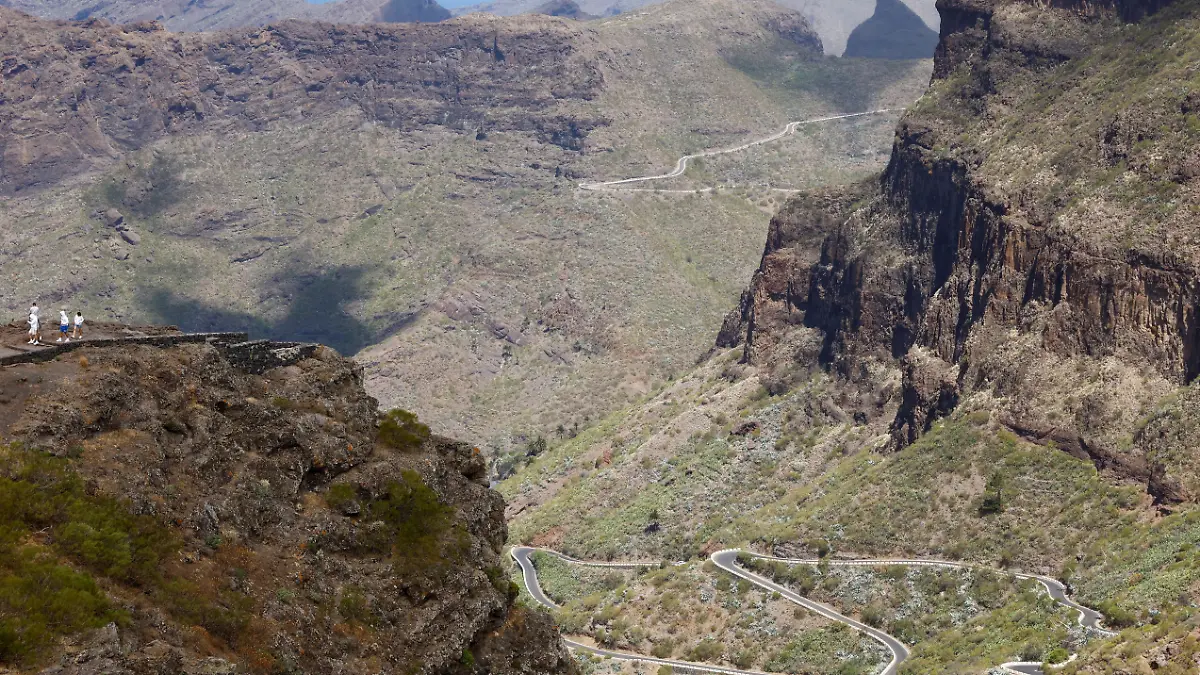 FILE PHOTO: General view of the Masca ravine where the search for the young British teenager Jay Slater is taking place, on the island of Tenerife, Spain, June 27, 2024. REUTERS/Borja Suarez/File Photo