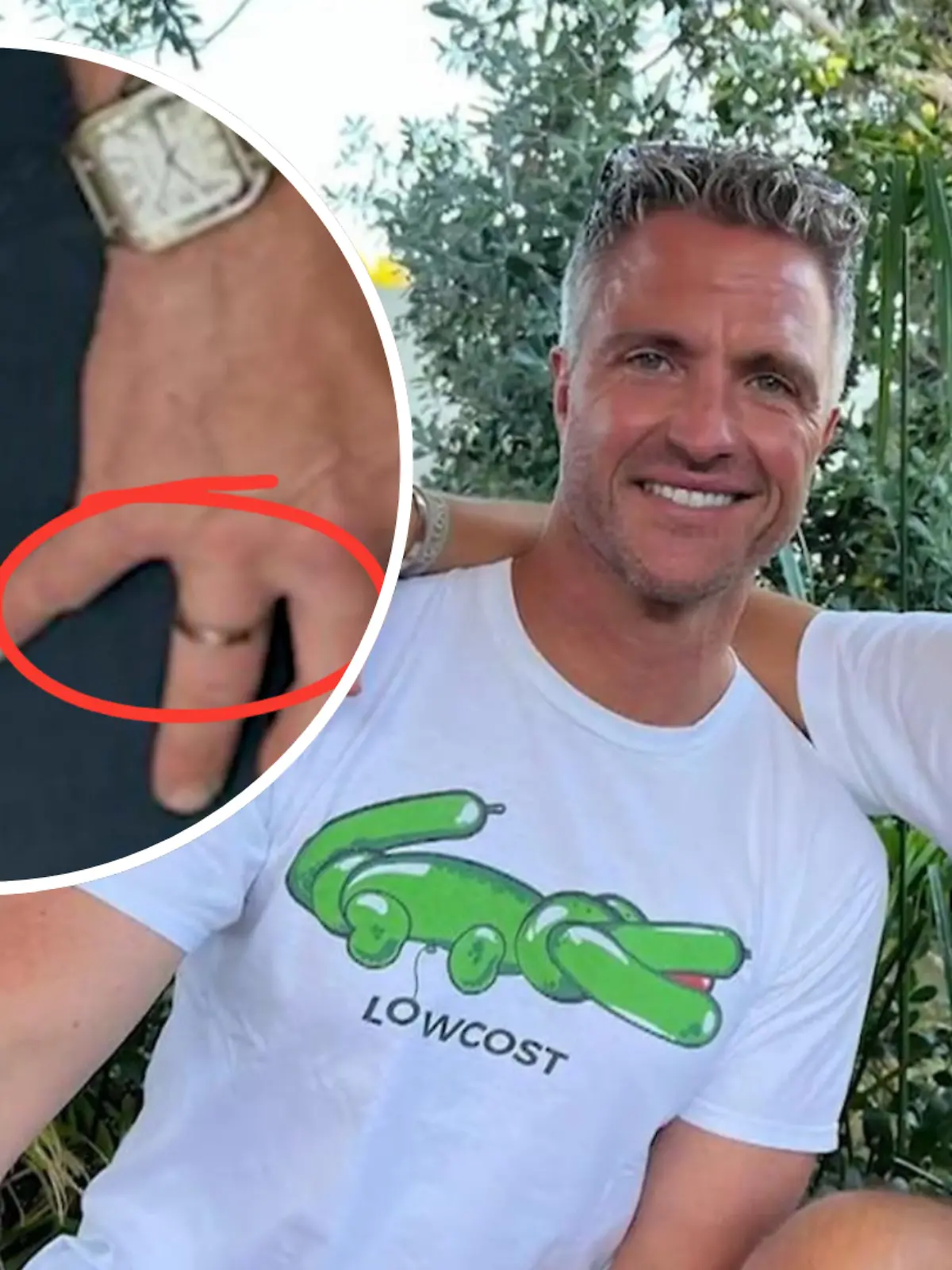 Durch Ringe verbunden Ralf Schumacher und Partner Etienne