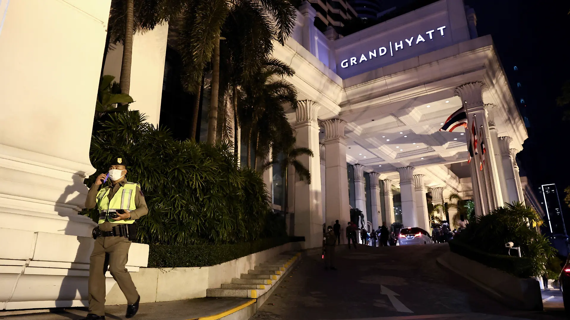 A general view of Grand Hyatt Erawan hotel