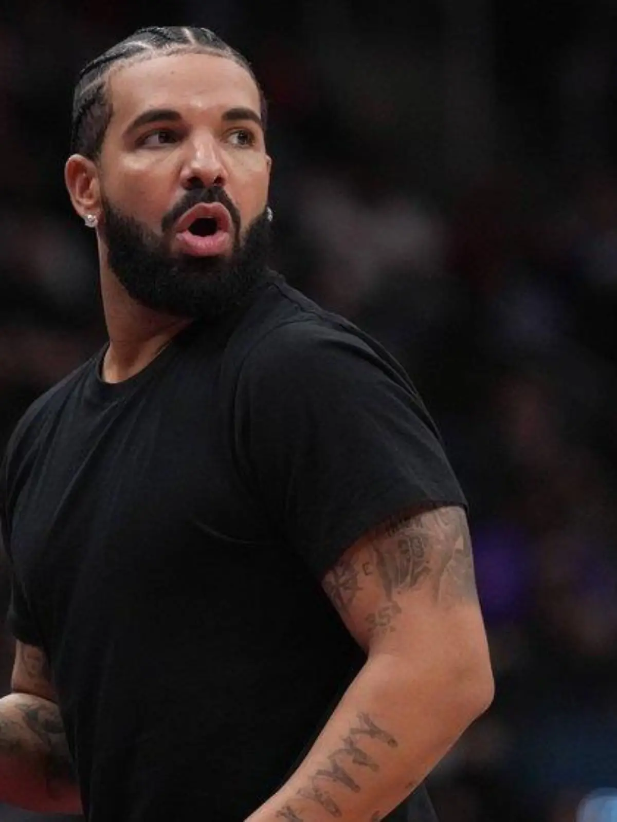 Braune Wassermassen: Drake zeigt seine überschwemmte Villa