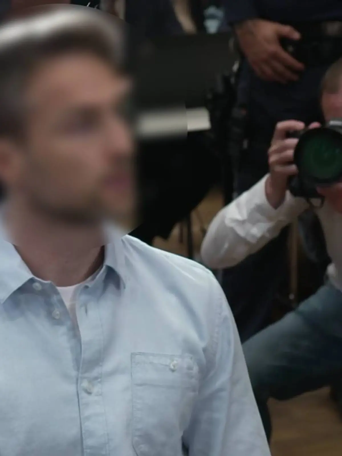 Leons Vater Florian A. beim Prozessauftakt in Innsbruck