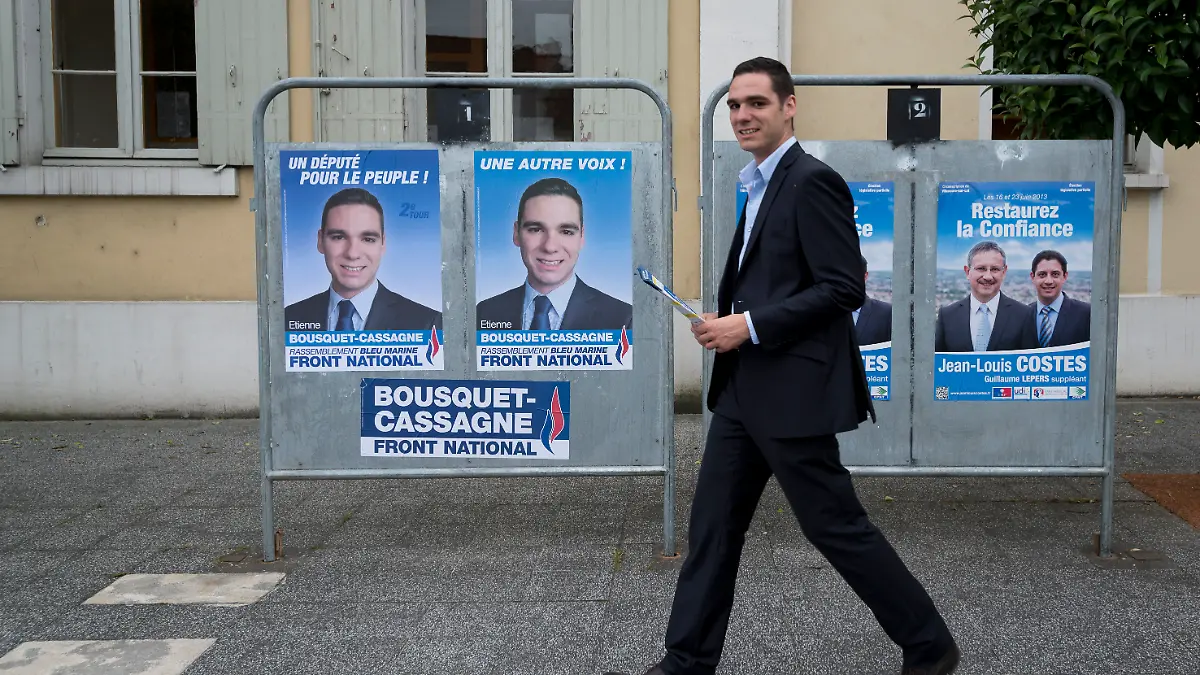 Étienne Bousquet-Cassagnes im Juni 2013. Hier kandidierrte er für die FN in Villeneuve-Sur-Lot.