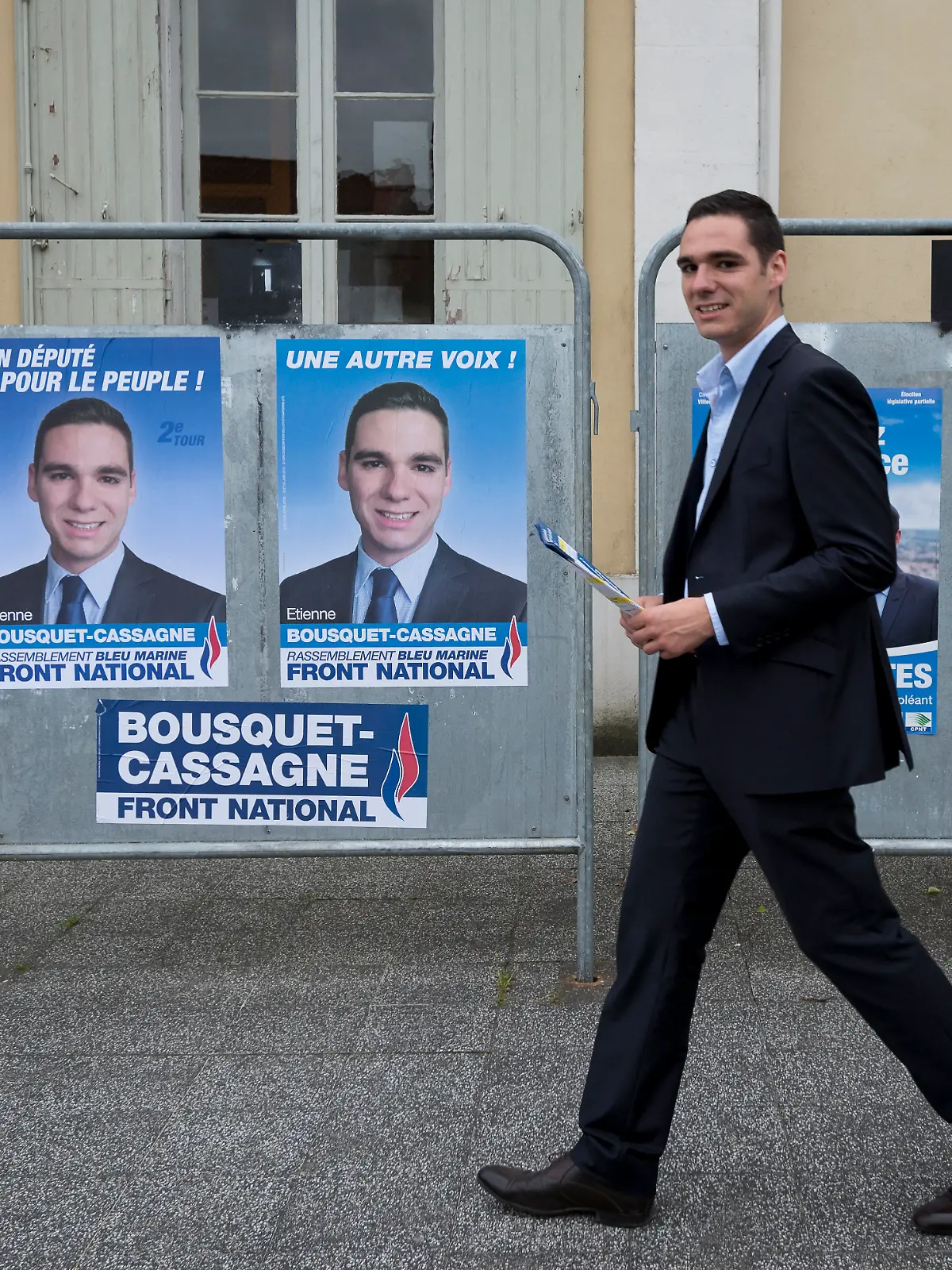 Étienne Bousquet-Cassagnes im Juni 2013. Hier kandidierrte er für die FN in Villeneuve-Sur-Lot.