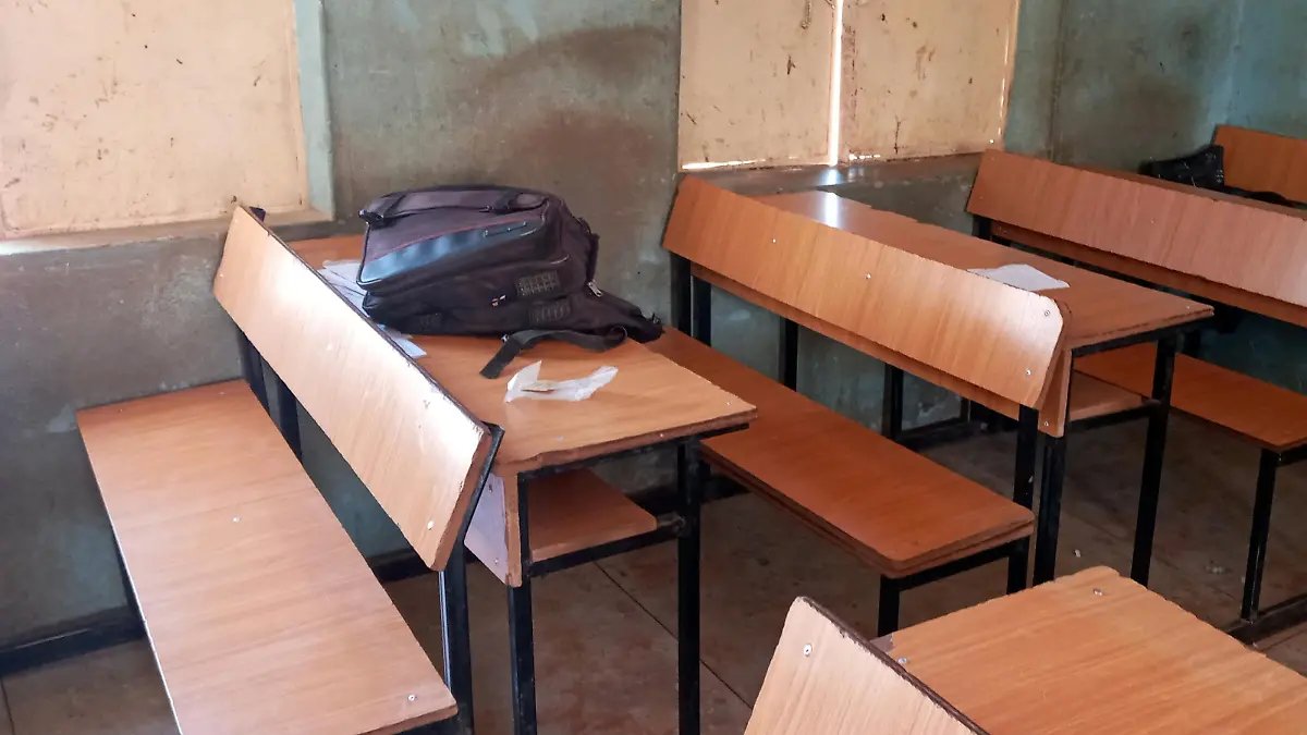 A school bag is pictured inside a classroom at the Government Science secondary school in Kankara district, after it was attacked by armed bandits, in Nigeria's northwestern Katsina state, Nigeria December 12, 2020. REUTERS/Abdullahi Inuwa NO RESALES. NO ARCHIVES