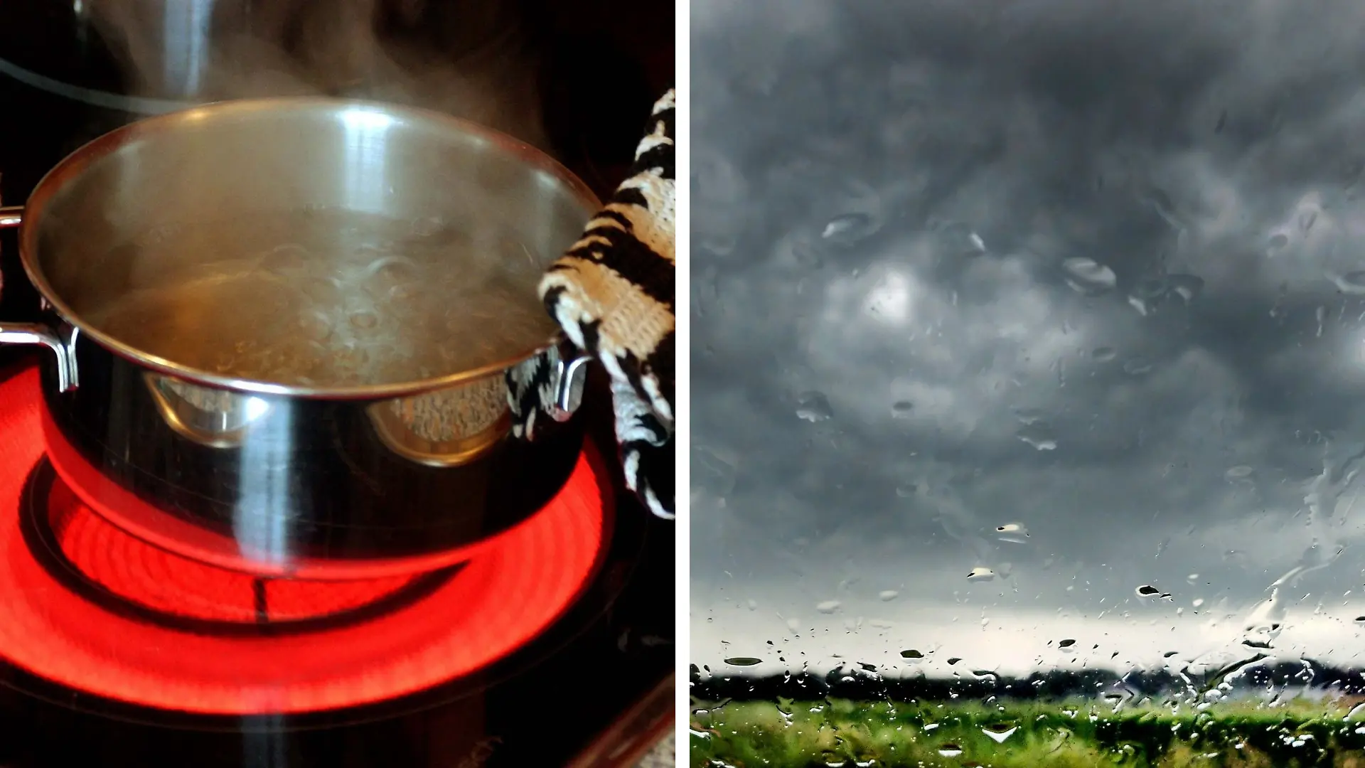 Unter Sturm-Bedingungen könnte das Kochen etwas länger dauern.