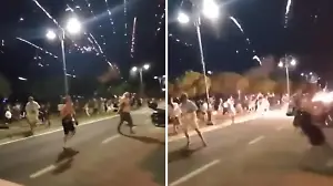 Zuschauer von Raketen getroffen - 13 Verletzte! Feuerwerk außer Kontrolle!