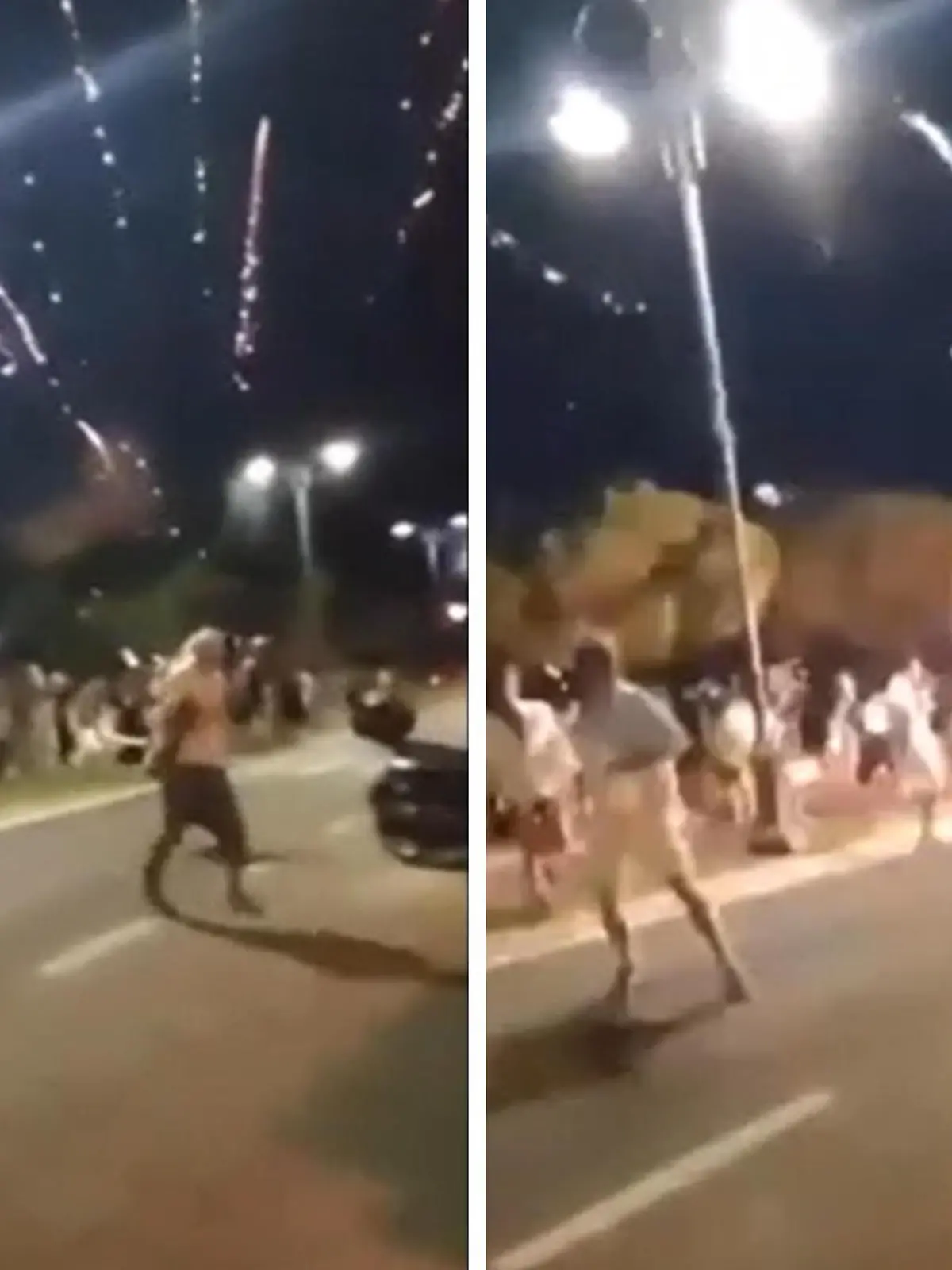 Bild zu: "Panik und Verletzte: Feuerwerk explodiert zwischen Besuchern mit Kindern"