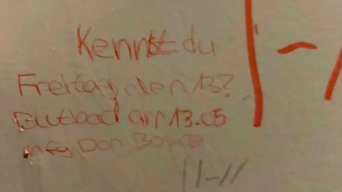 Verdächtige Kritzelei in Essen