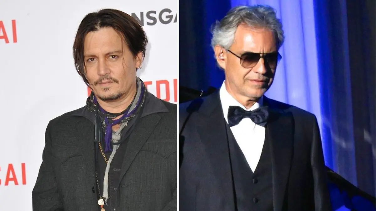 30. Bühnenjubiläum von Andrea Bocelli: Johnny Depp performt mit ihm