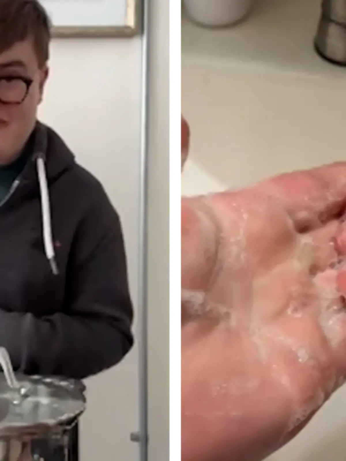 Bild zu: "Igittigitt! Robert (23) kocht Seife aus eigenem Körperfett "