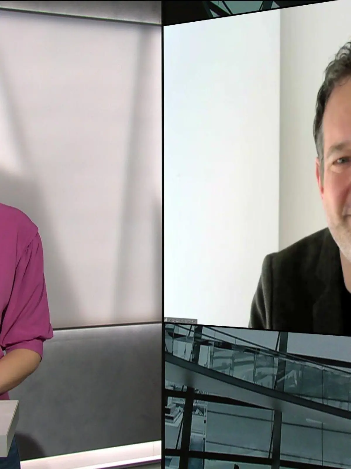 Nele Balgo spricht mit Jan Sebastian Friedrich-Rust