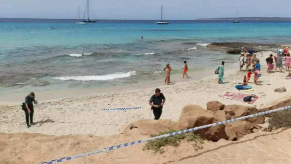 Ein Strand auf Formentera.