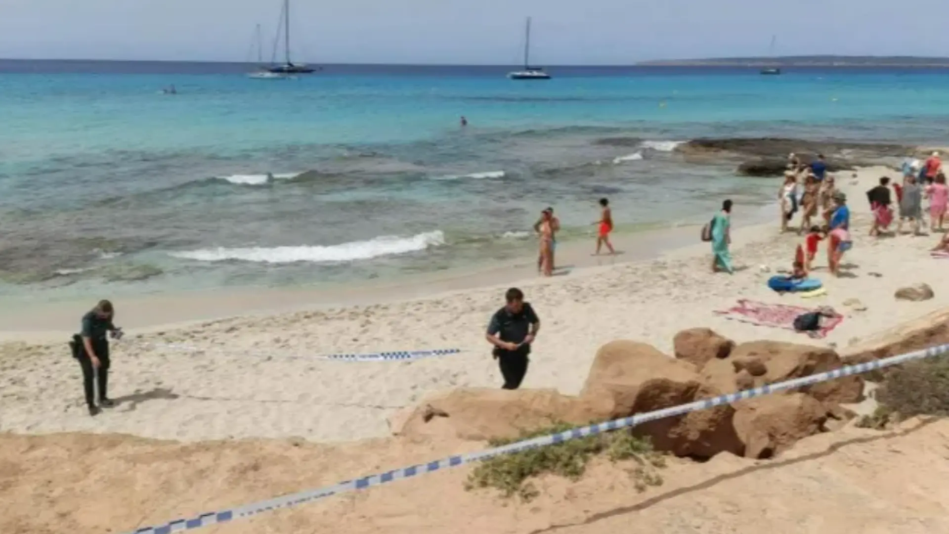 Ein Strand auf Formentera.
