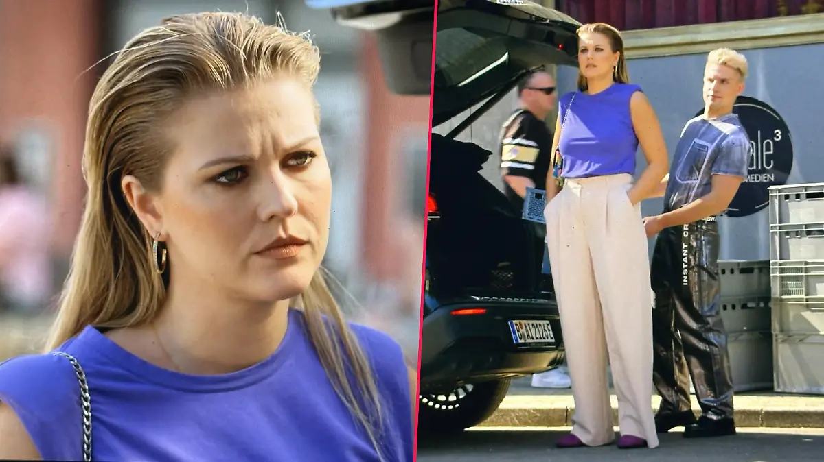 So stylt ihr Alicias violetten Look nach.