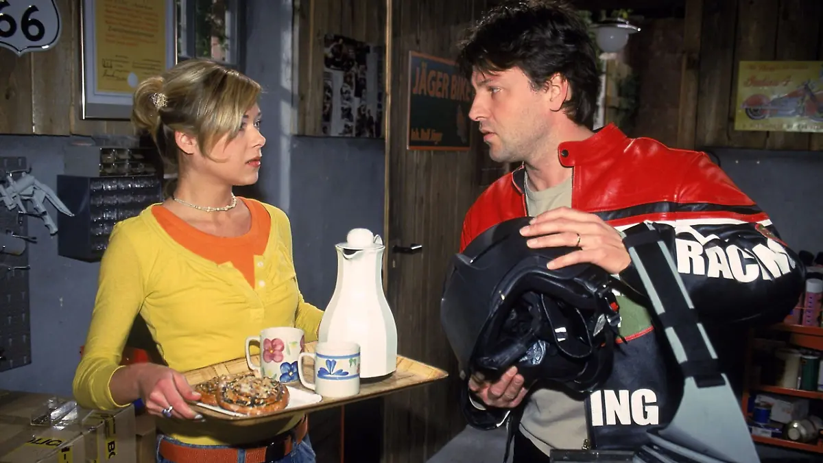 Ein Bild aus alten Tagen. von 2002 bis 2005 spielt Tanja bei „Unter uns” die Rolle der Kati Richter.