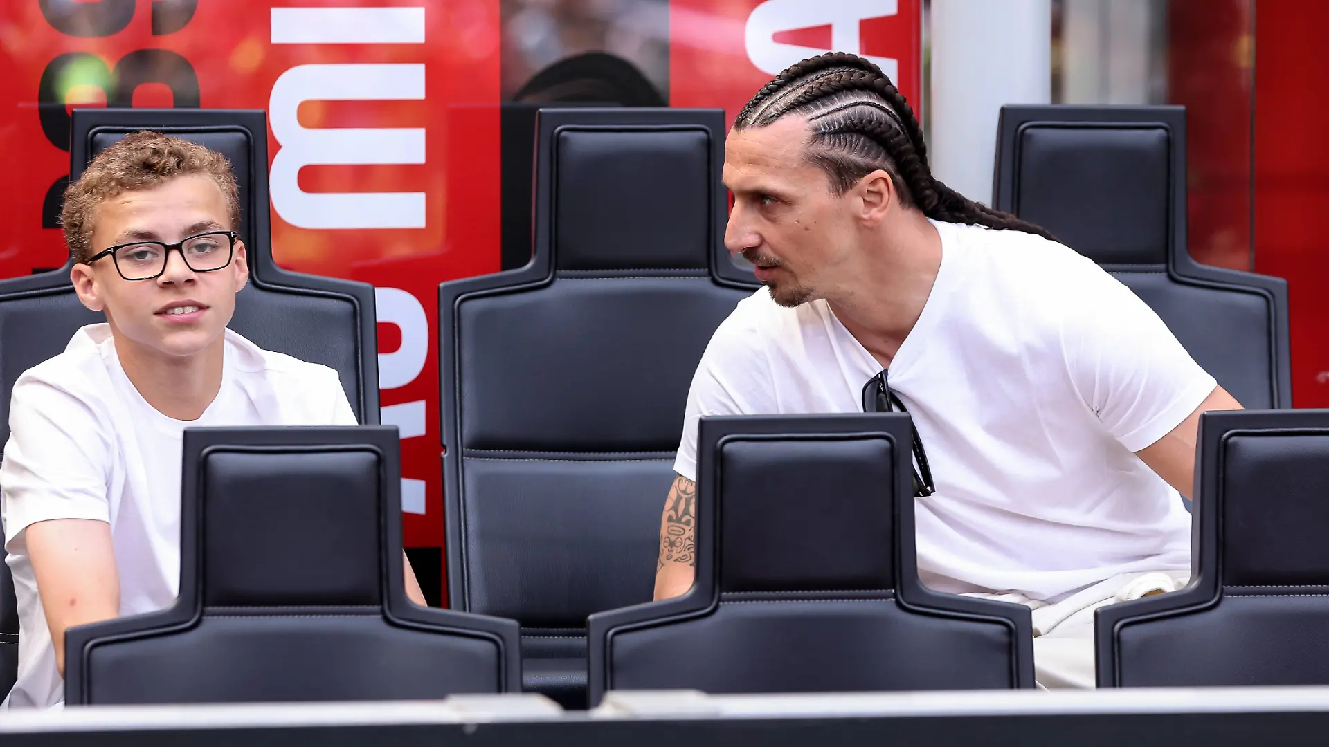 Zlatan Ibrahimović mit seinem Sohn Maximilian