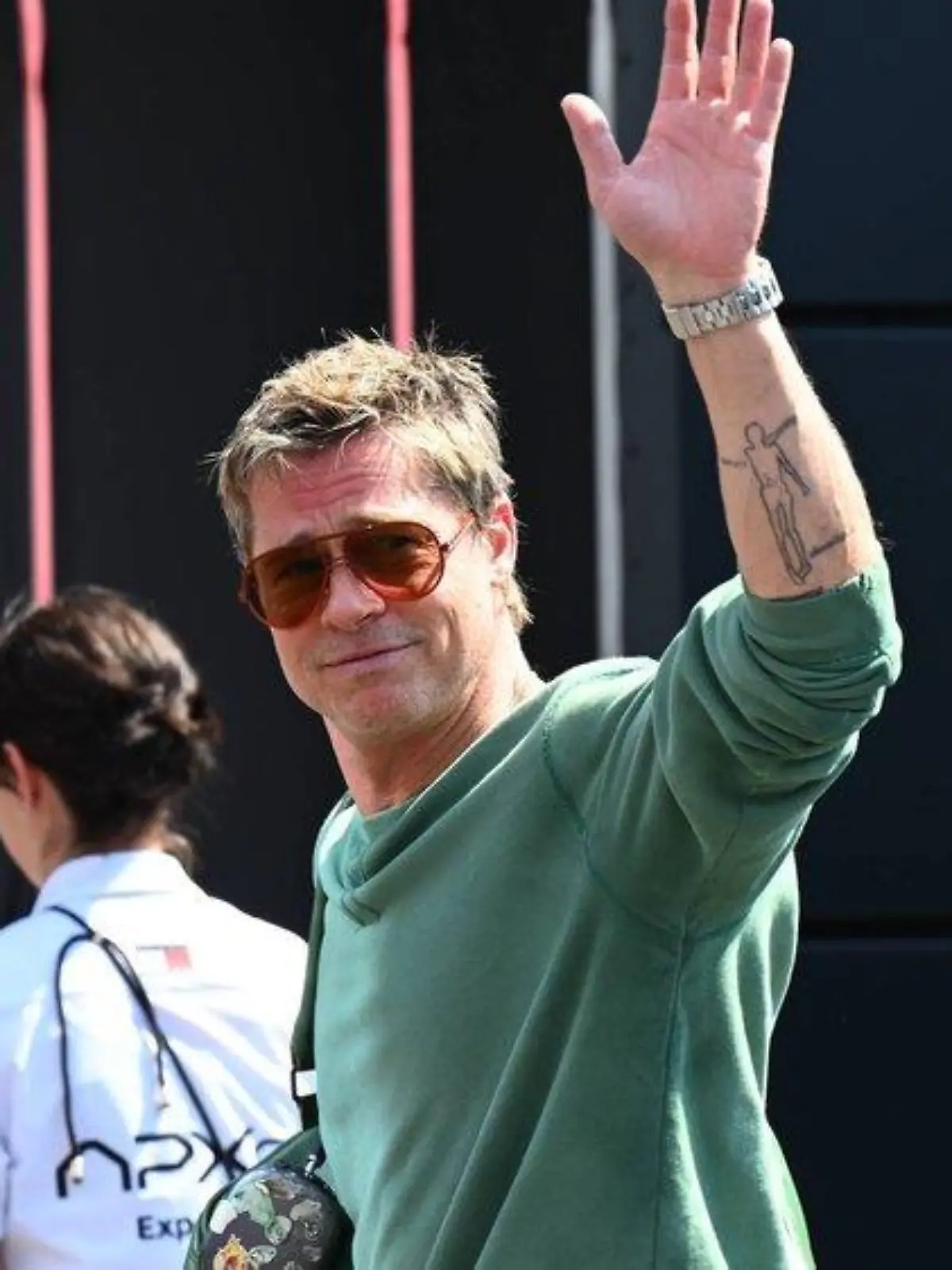 Beim GP von Ungarn: Brad Pitt stört wieder im Formel-1-Fahrerlager