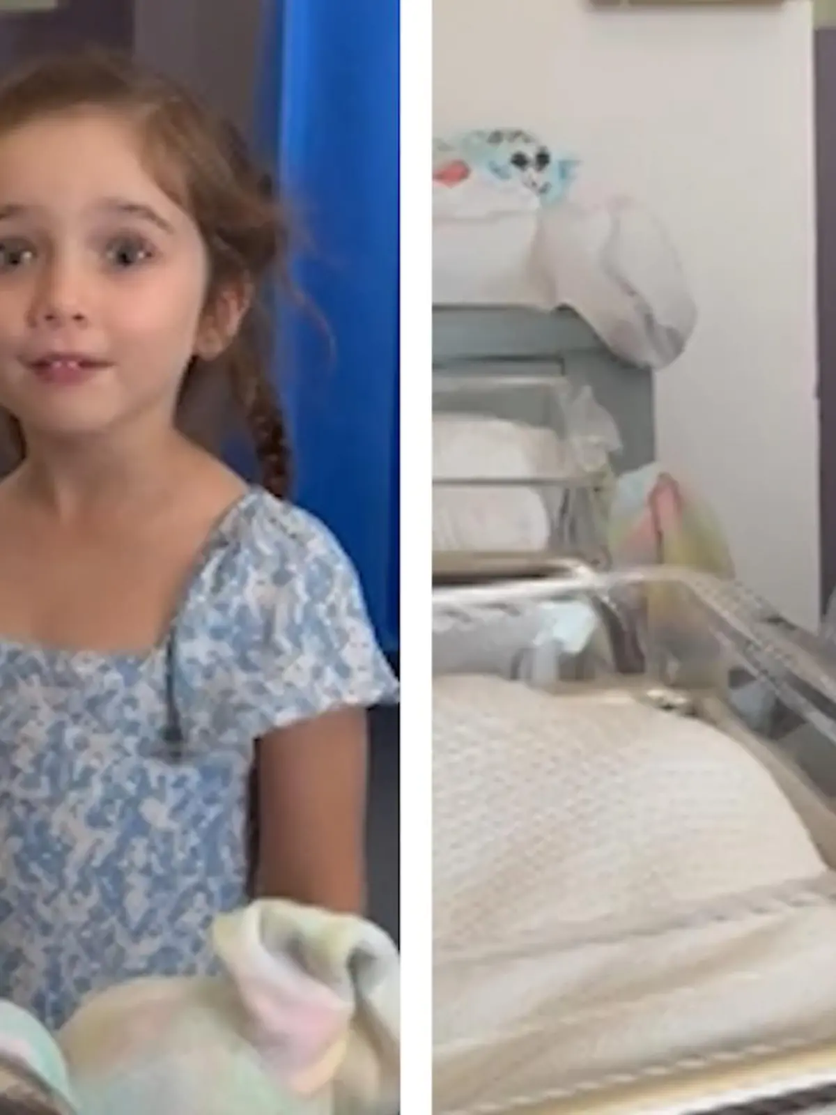 Bild zu: "Gleich zwei Geschwister! Mädchen (5) reagiert zuckersüß"