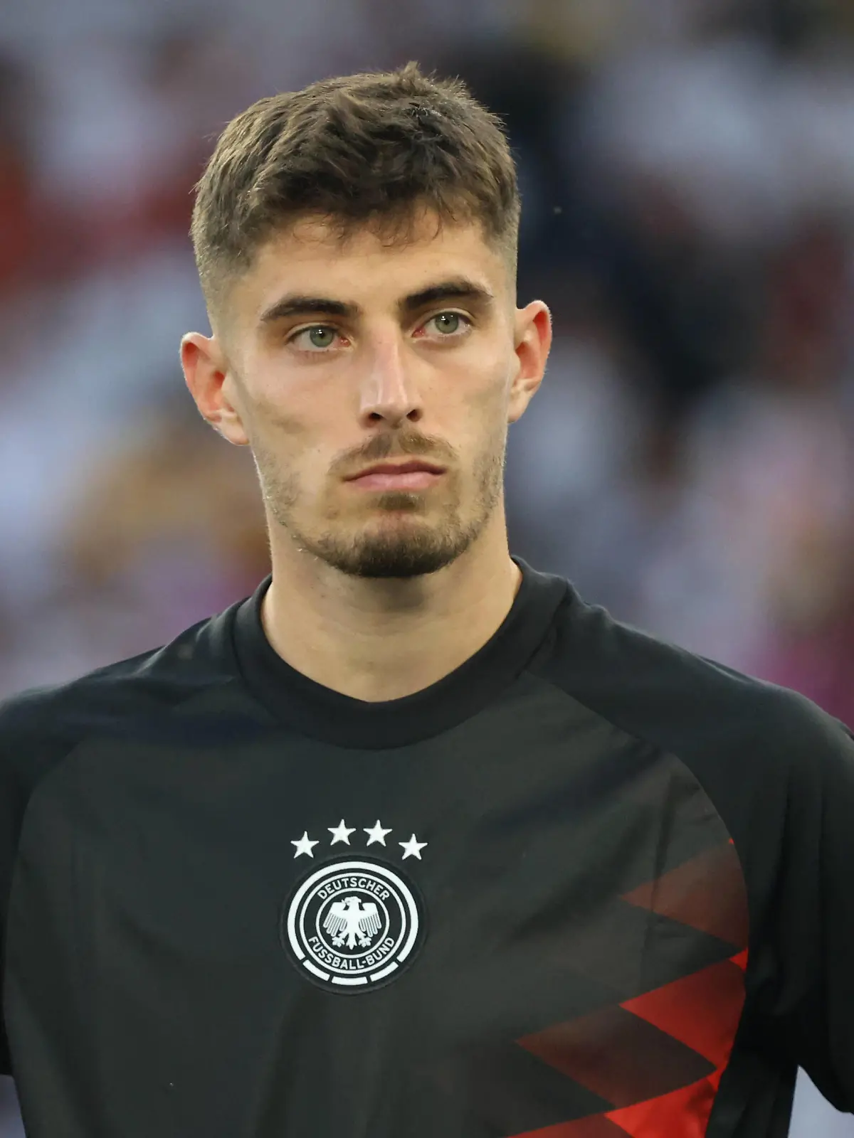 05.07.2024, Fussball, Herren, UEFA Europameisterschaft 2024, Quarter Final, Viertelfinale, Spanien - Deutschland, Kai Havertz Deutschland enttäuscht Stuttgart MHP-Arena Baden-Württemberg Deutschland DE *** 05 07 2024, Football, Men, UEFA European Championship 2024, Quarter Final, Quarter Final, Spain Germany, Kai Havertz Germany disappointed Stuttgart MHP Arena Baden Württemberg Germany DE Copyright: xSebastianxBachx