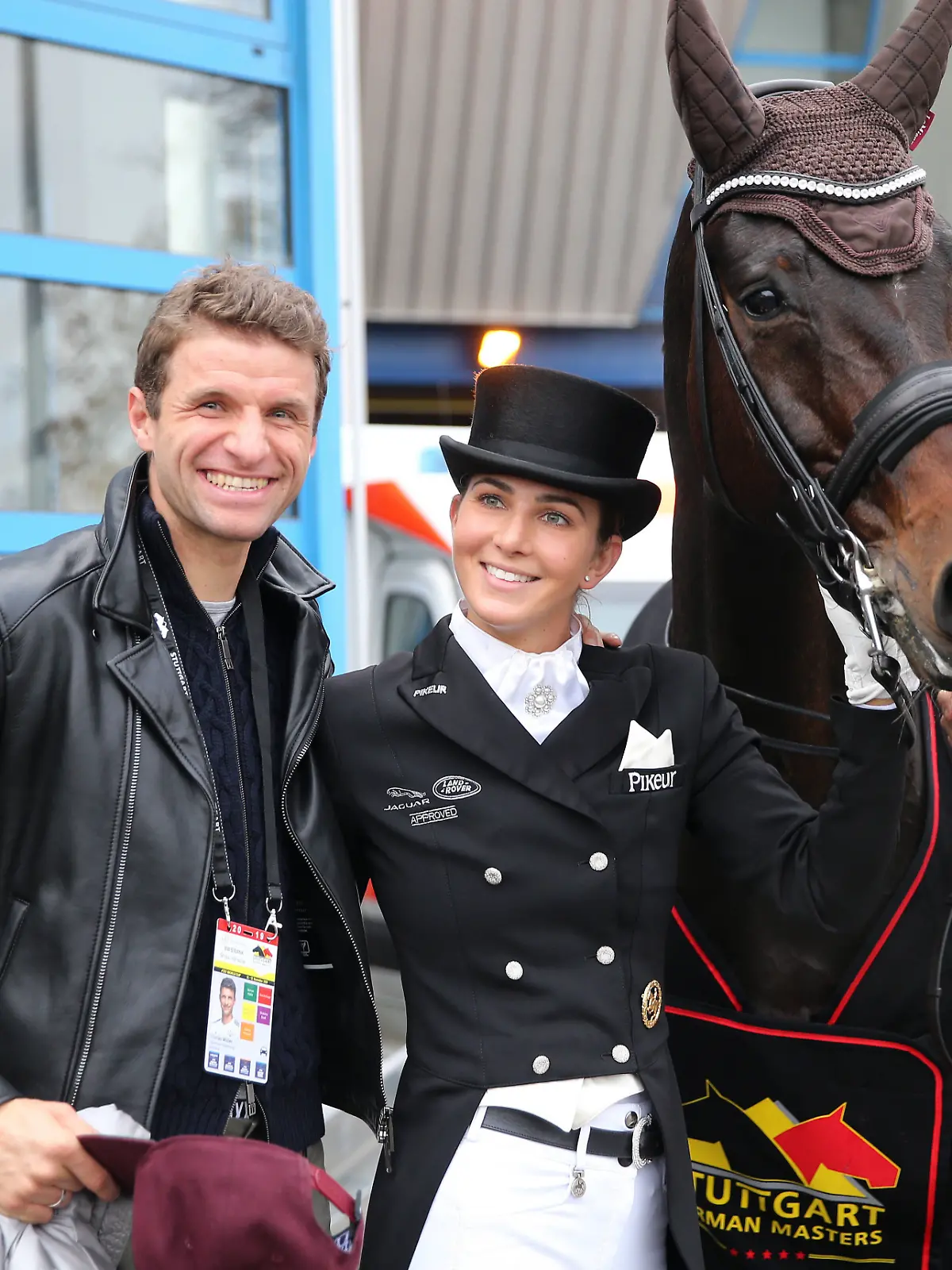 Reiten German Masters 2019 Deutschland, Stuttgart, 16.11.2019, Reiten, German Masters 2019 in Stuttgart: Lisa Müller auf
