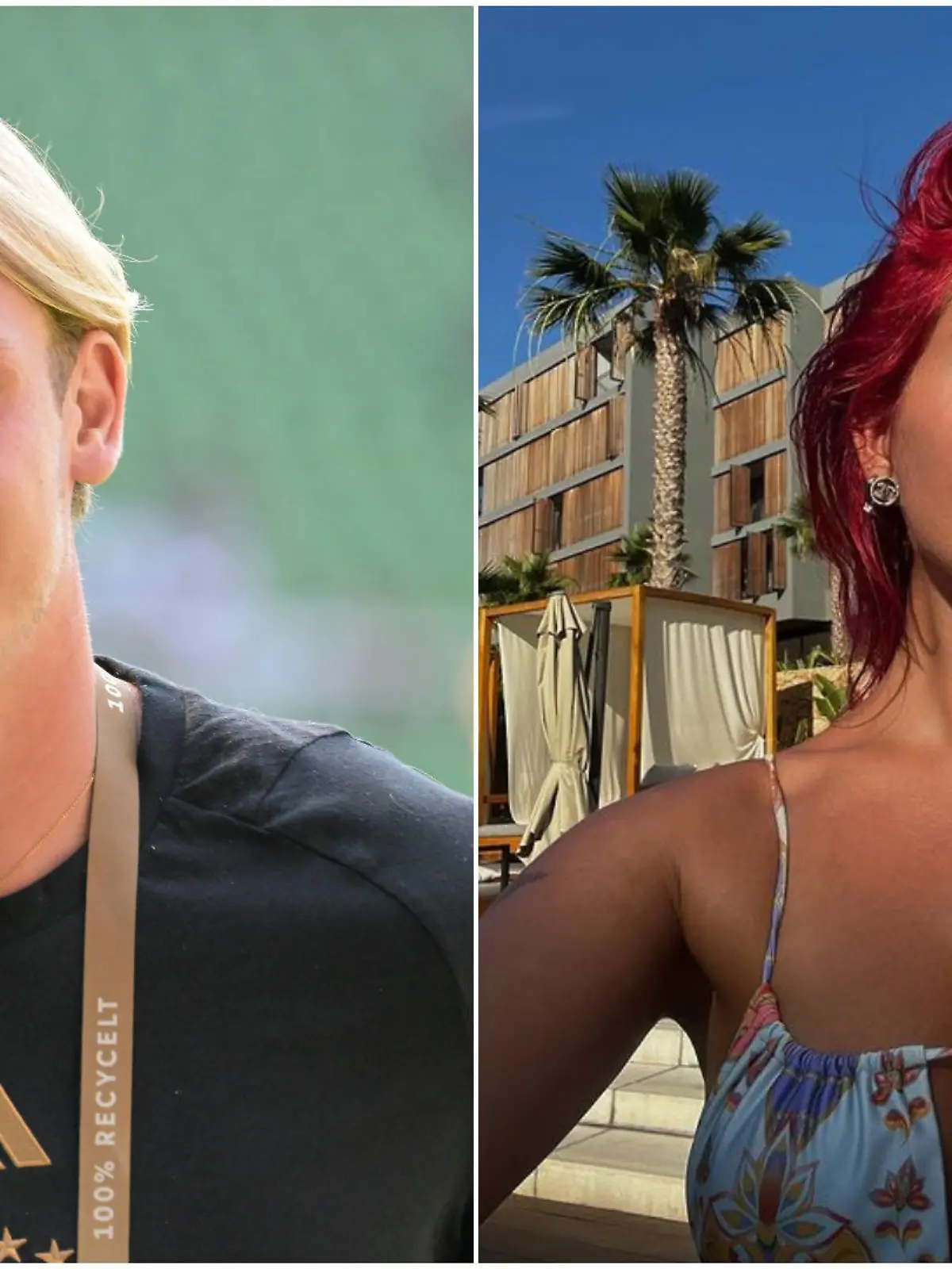 Das erste große Flirt-Gerücht des Sommers: Julian Brandt und Diana Kaloev