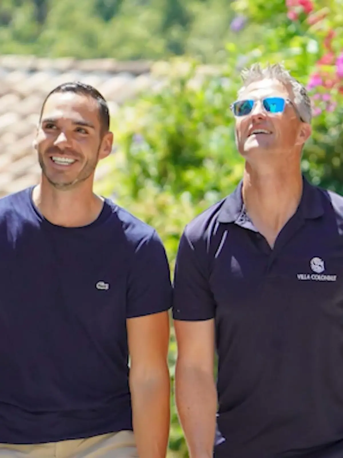 Hier radeln Ralf und Étienne durch St. Tropez. 