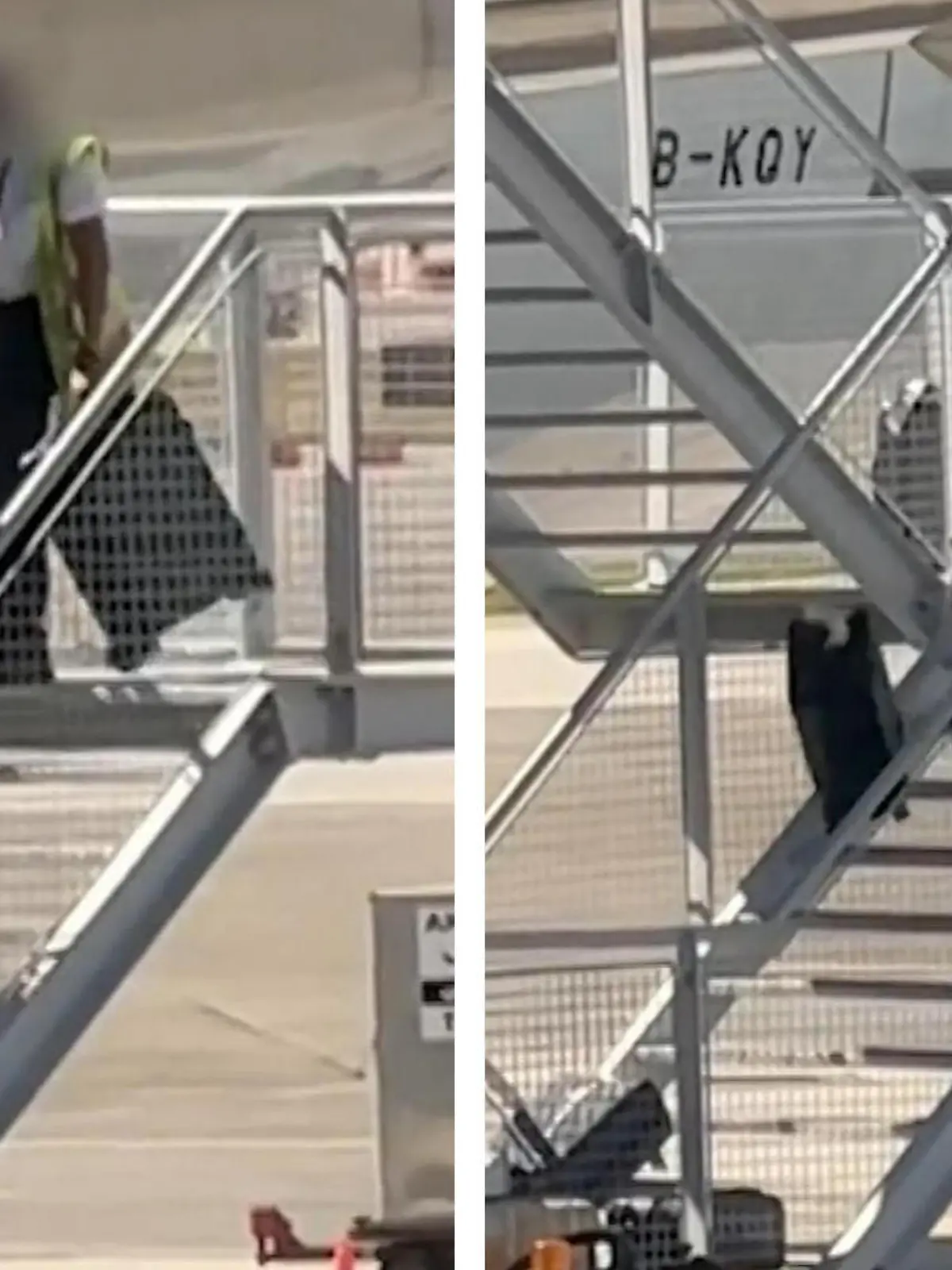 Bild zu: "DAS will keiner sehen! Flughafen-Mitarbeiterin schmeißt Gepäck Treppe runter"