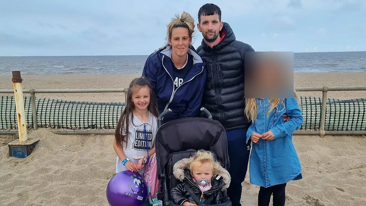 Vor drei Jahren schießt die Familie dieses Foto.