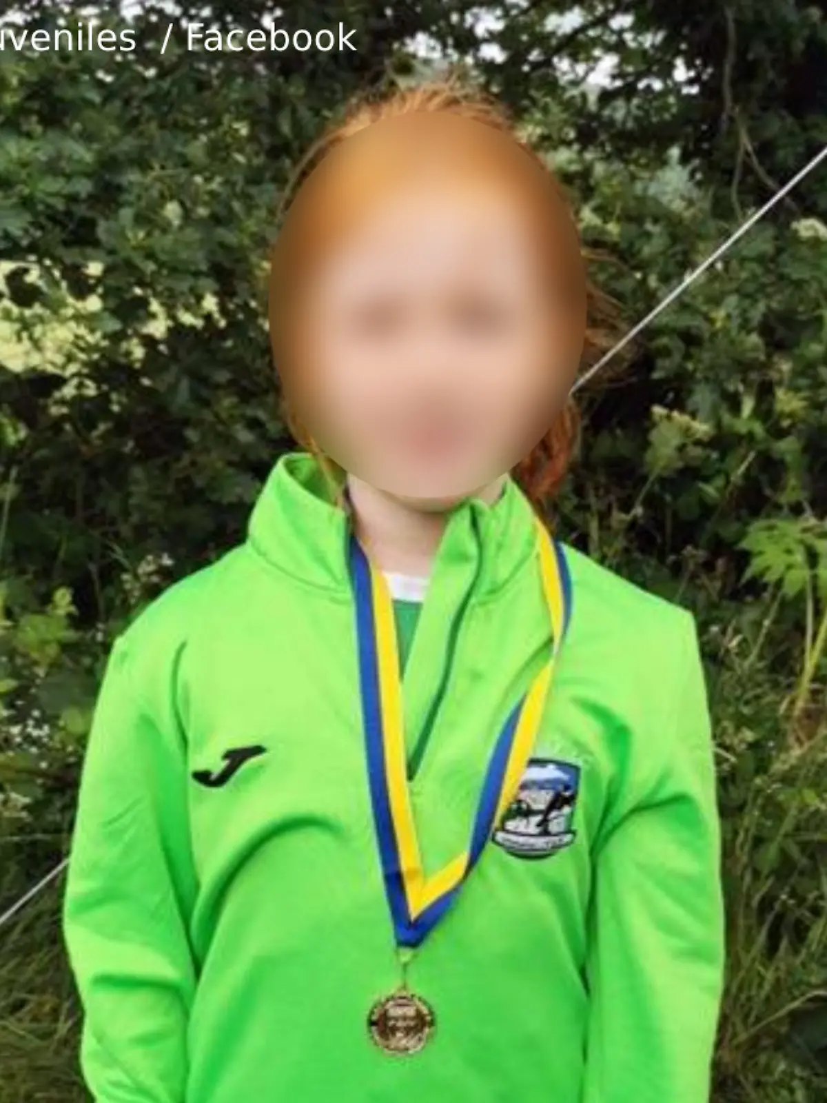 Ein Foto von Clodagh auf der Internet-Seite ihres Sportvereins 