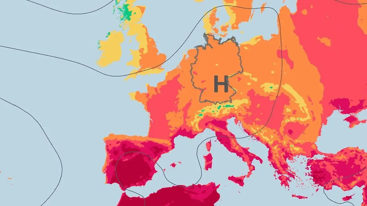 Spanien: Hitze am Tag und in der Nacht 40 Grad in Spanien