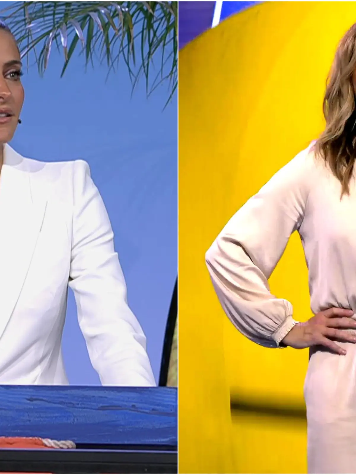 Sophia Thomalla moderiert die neue Show „Splash!”, Frauke Ludowig ist Teilnehmerin.