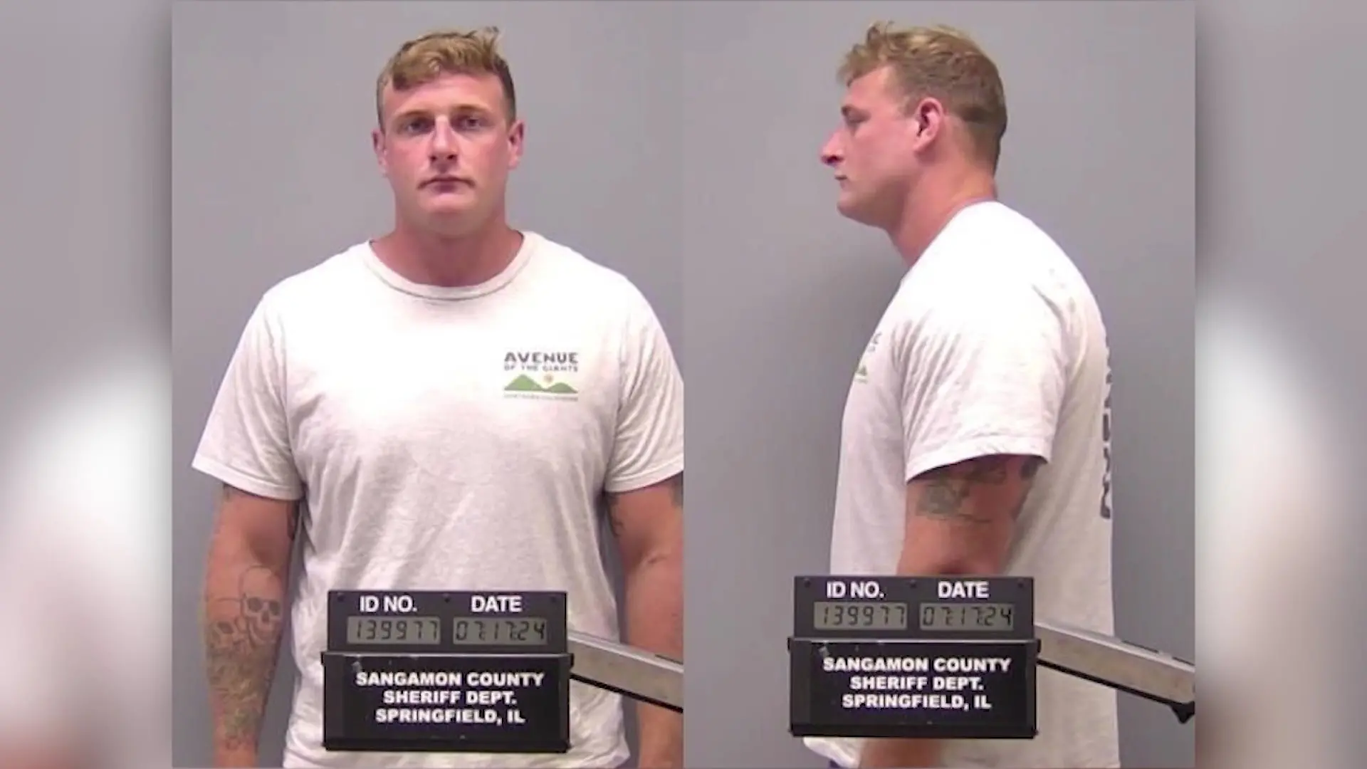 Sean Grayson, a former Illinois sheriff’s deputy who was fired, arrested and charged in the fatal shooting of Sonya Massey during a call for help at her home, poses for a jail booking photograph at Sangamon County Detention Facility in Springfield, Illinois, U.S. July 17, 2024. Sangamon County Sheriff’s Office/Handout via REUTERS. THIS IMAGE HAS BEEN SUPPLIED BY A THIRD PARTY