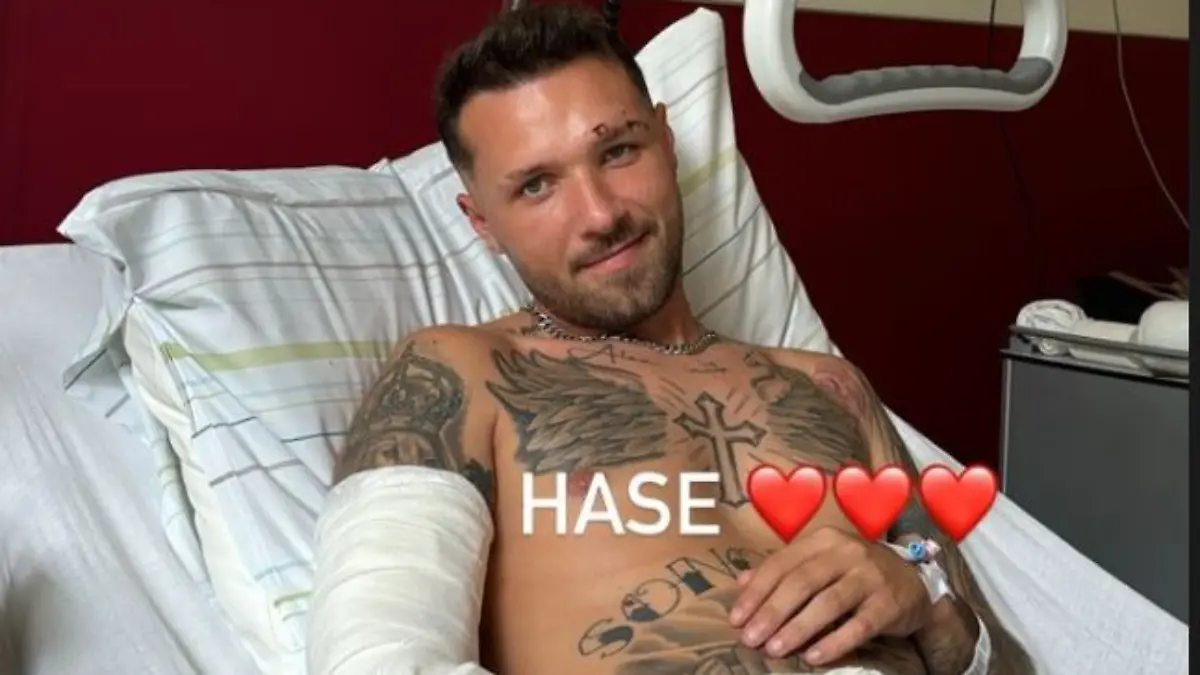 Chiara Antonellas Freund Wladi im Krankenhausbett. 