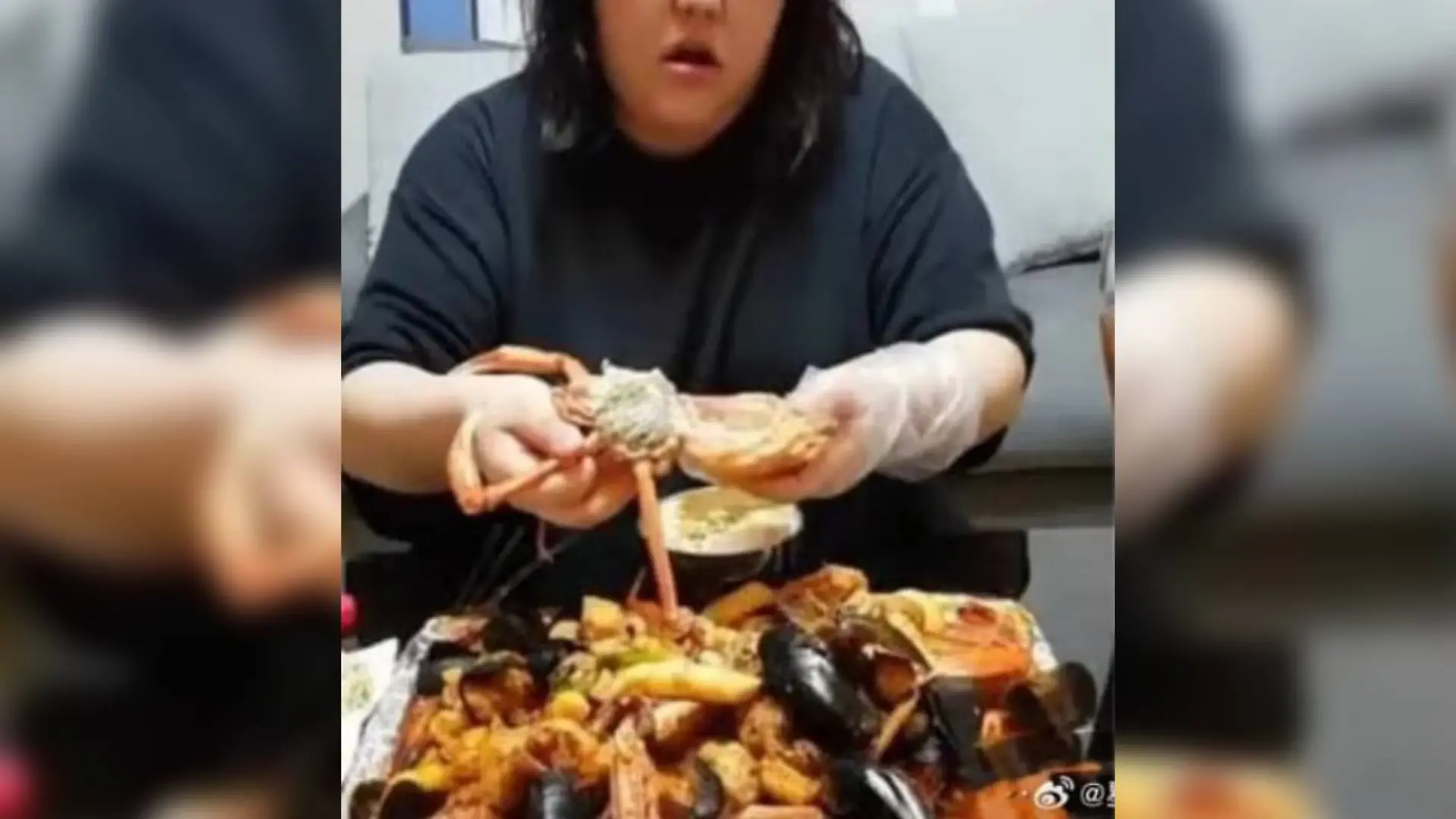 Pan Xiaoting während des Strems