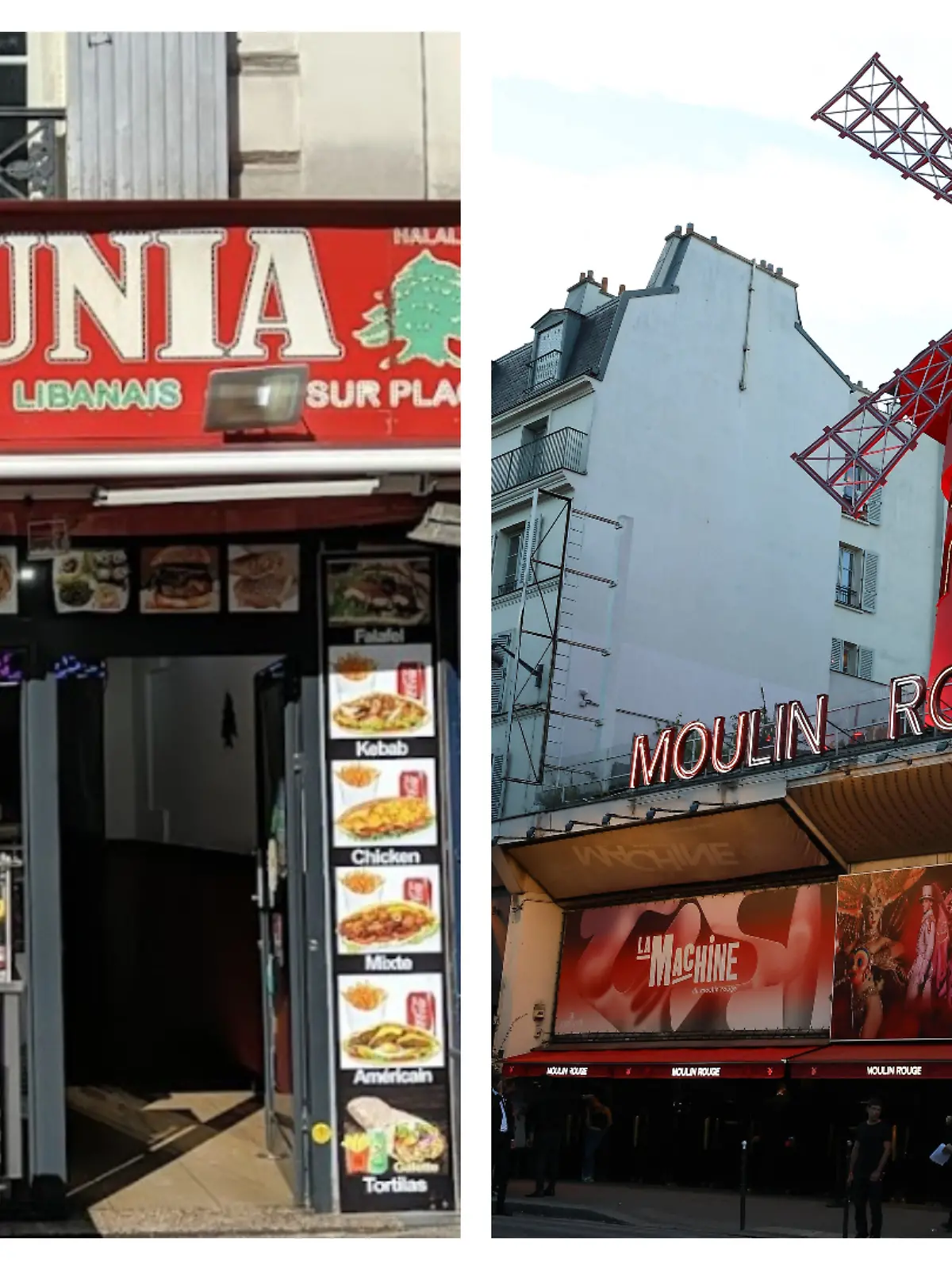 Die junge Frau aus Australien suchte in einem libanesischen Imbiss in der Nähe vom Moulin Rouge Zuflucht.