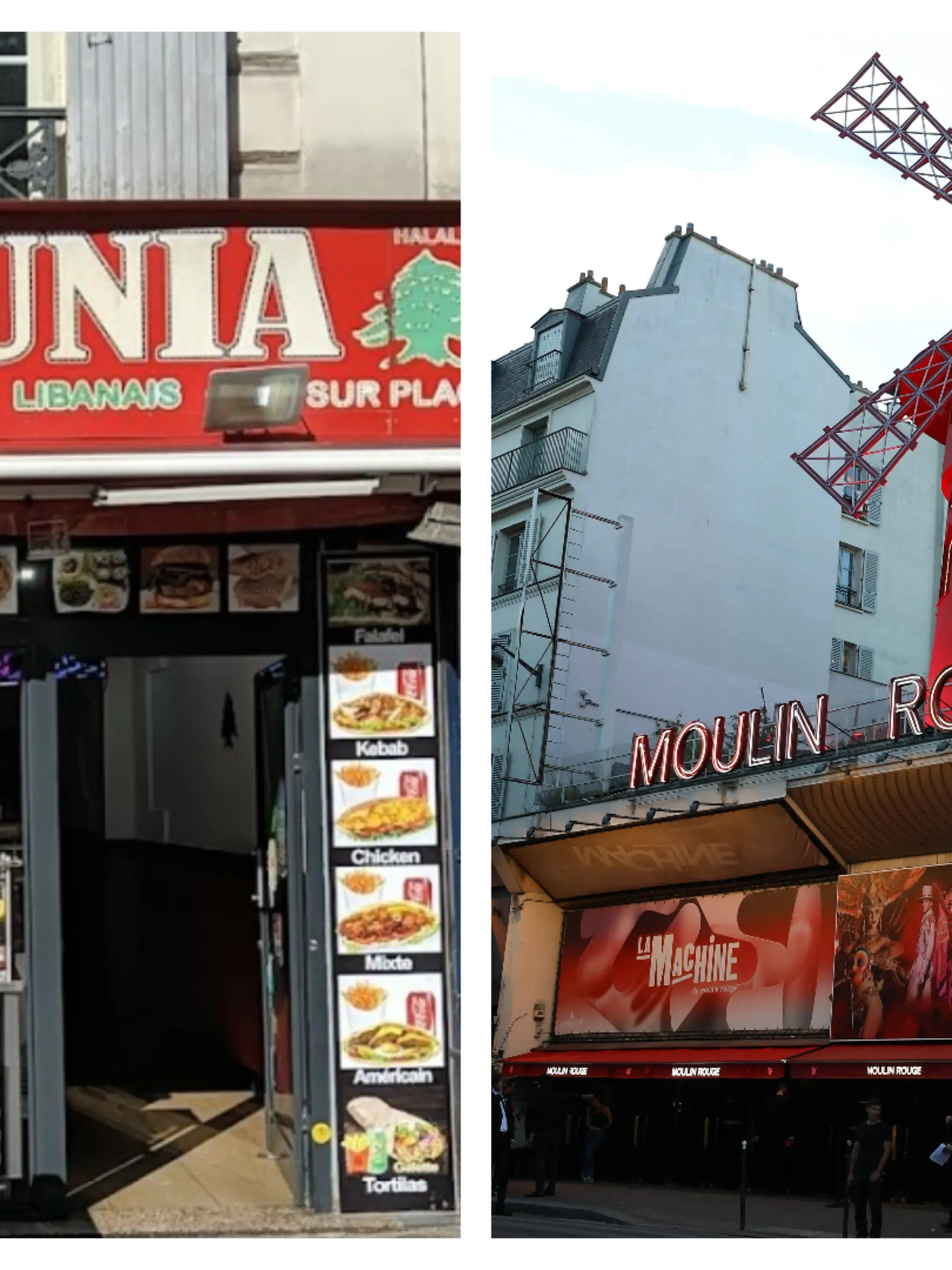 Die junge Frau aus Australien suchte in einem libanesischen Imbiss in der Nähe vom Moulin Rouge Zuflucht.
