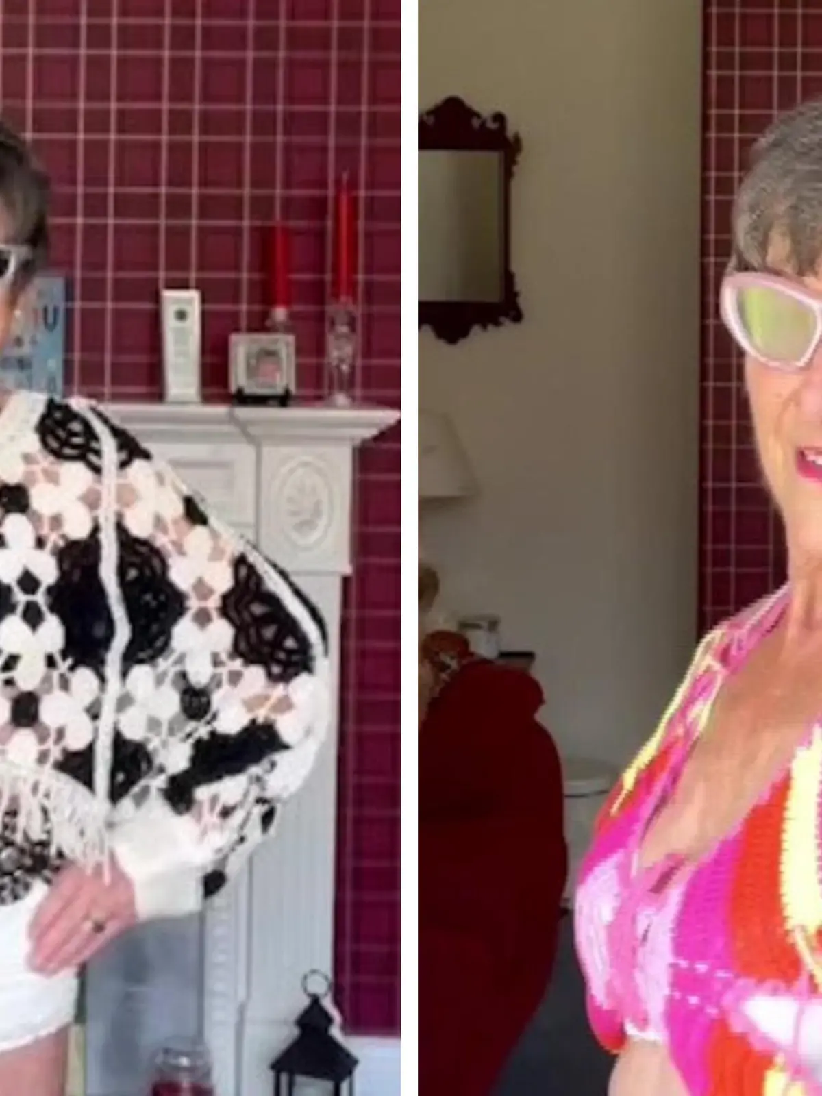Bild zu: "Ruby (85) testet die Outfits ihrer Enkelin - und wird zum Internet-Star"