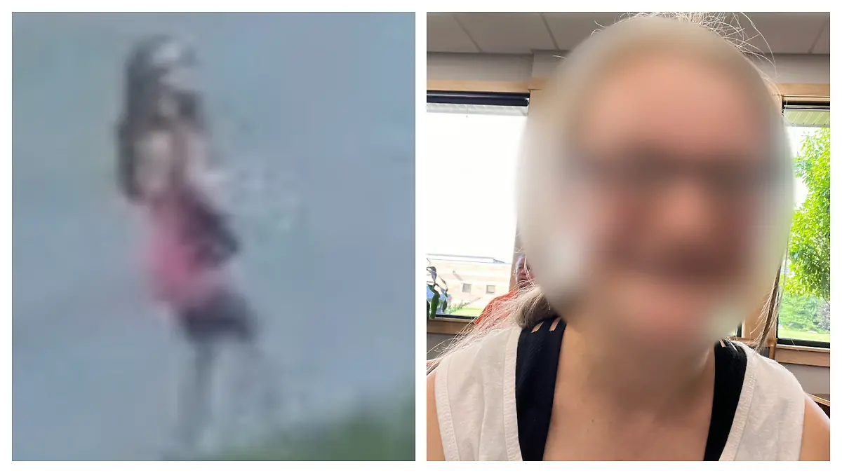 Das Foto der Überwachungskamera zeigt Penny bevor sie verschwand.