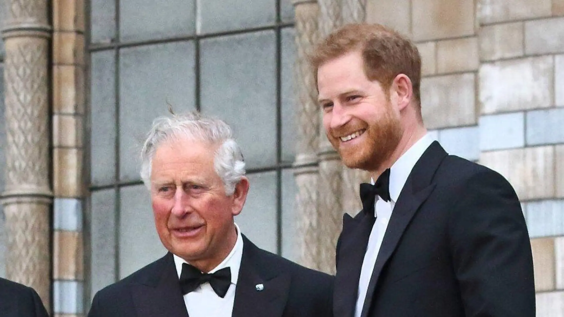 König Charles und Prinz Harry