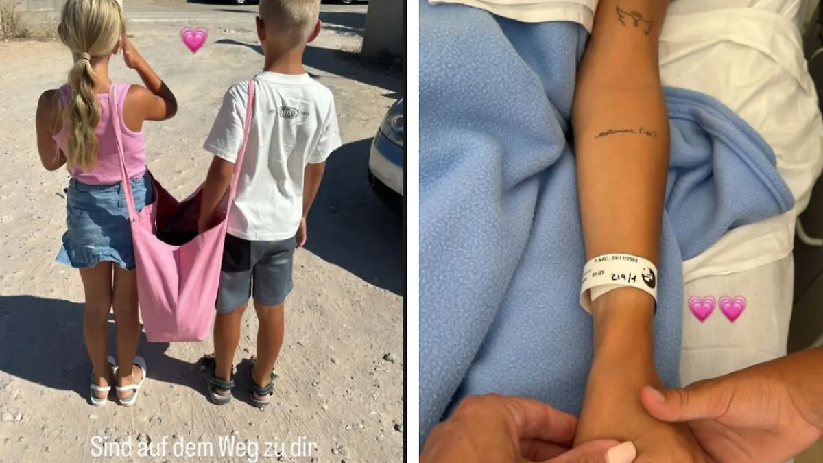 Familie Büchner geht Jada im Krankenhaus besuchen.